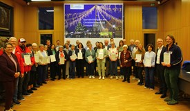 Gruppenbild der Spendenempfänger